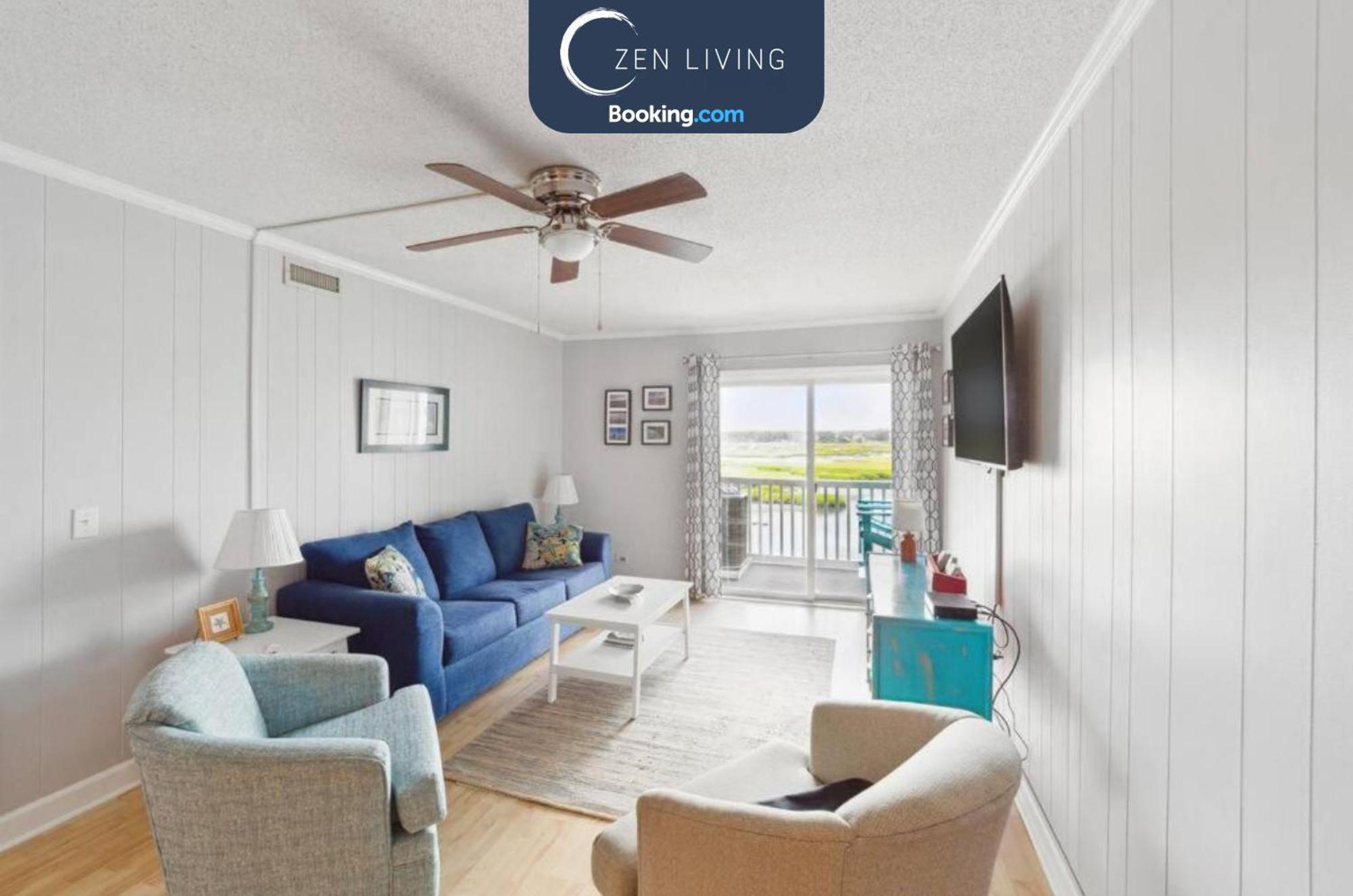 Right Across Beach Pool View Private Balcony By Zen Living Short Term Rental 默特尔比奇 外观 照片